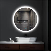 Small Touch switch vanity light mirror