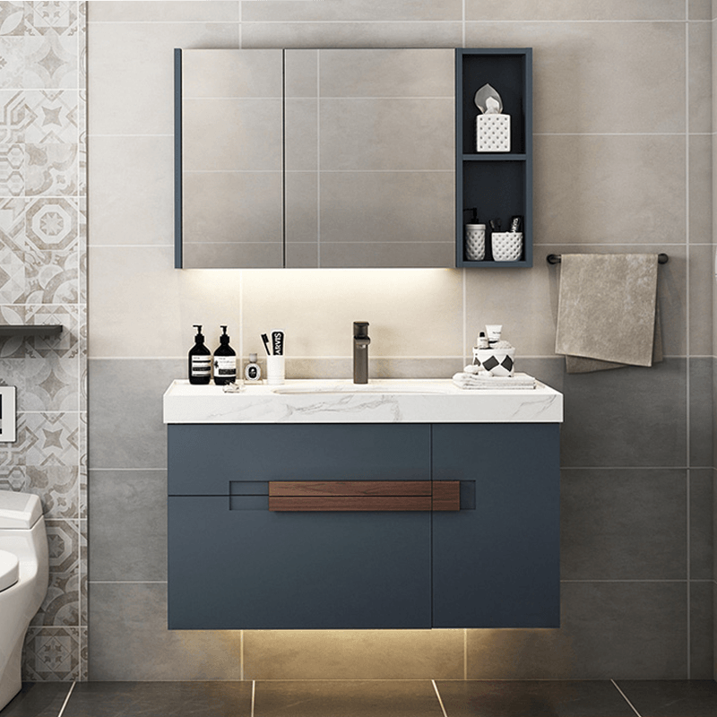 Simple & Modern bathroom vanity wall hung